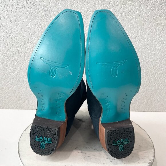 Lane Women's Blue Ankle Boots - Picture 13 of 14